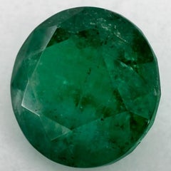 4.51 Ct Emerald Round Loose Gemstone