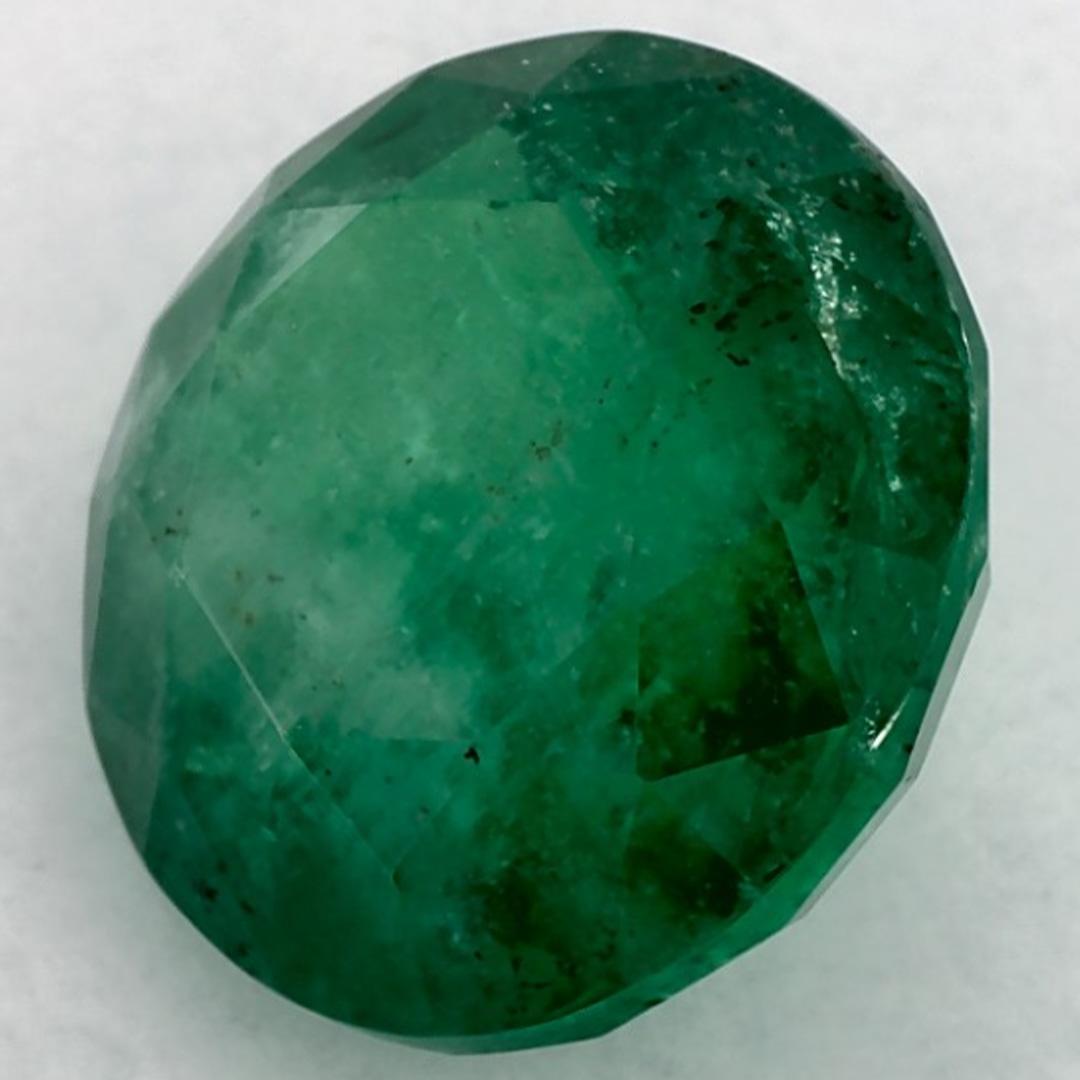 4.51 Ct Smaragd Runde Lose Edelstein (Rundschliff) im Angebot