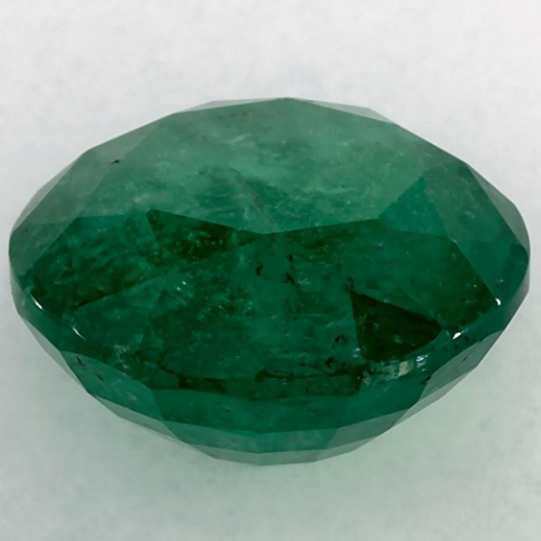 4.51 Ct Smaragd Runde Lose Edelstein im Zustand „Neu“ im Angebot in Fort Lee, NJ