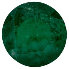4.51 Ct Emerald Round Loose Gemstone