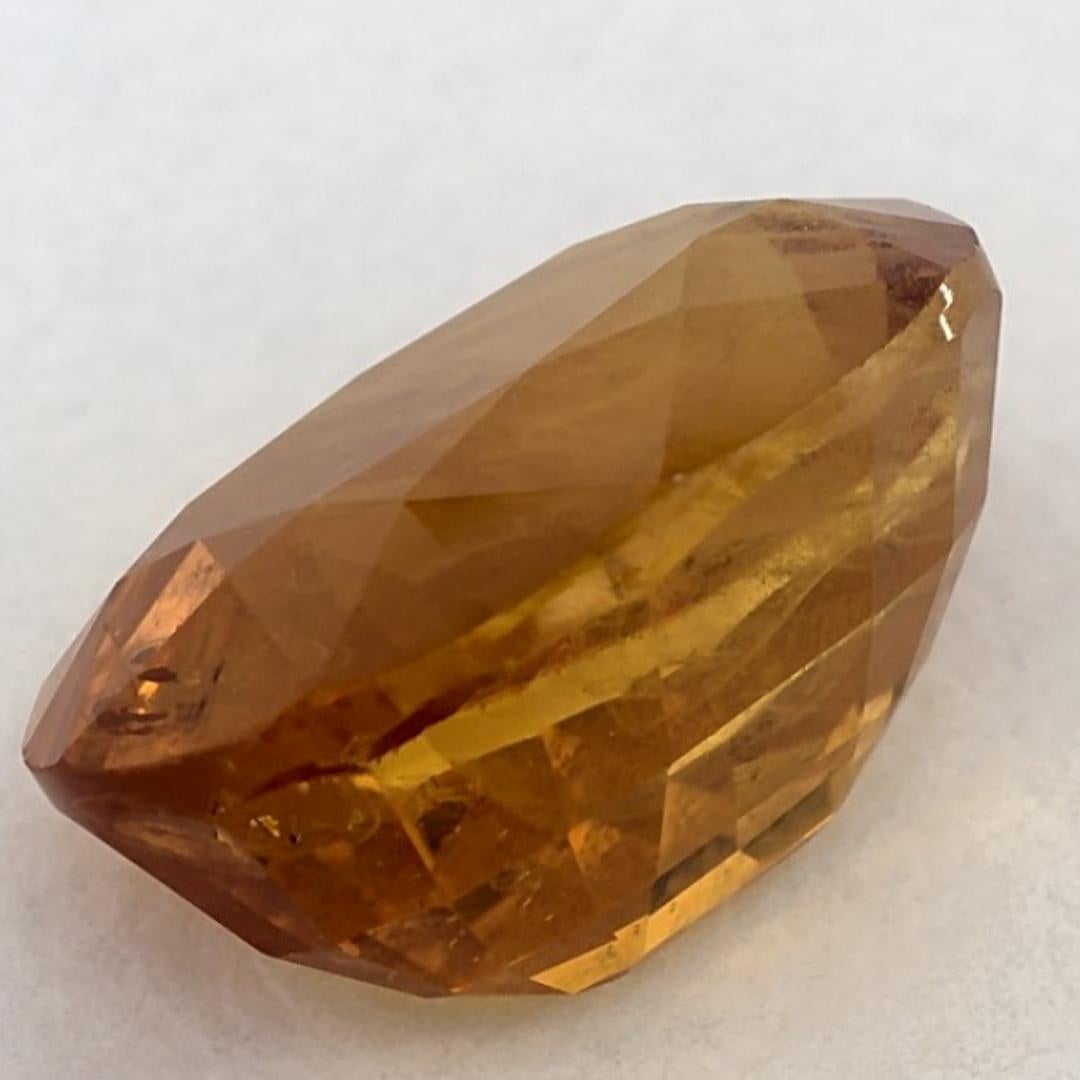 4.51 Ct Yellow Sapphire Oval Loose Gemstone (pierre précieuse en vrac) en vente 2
