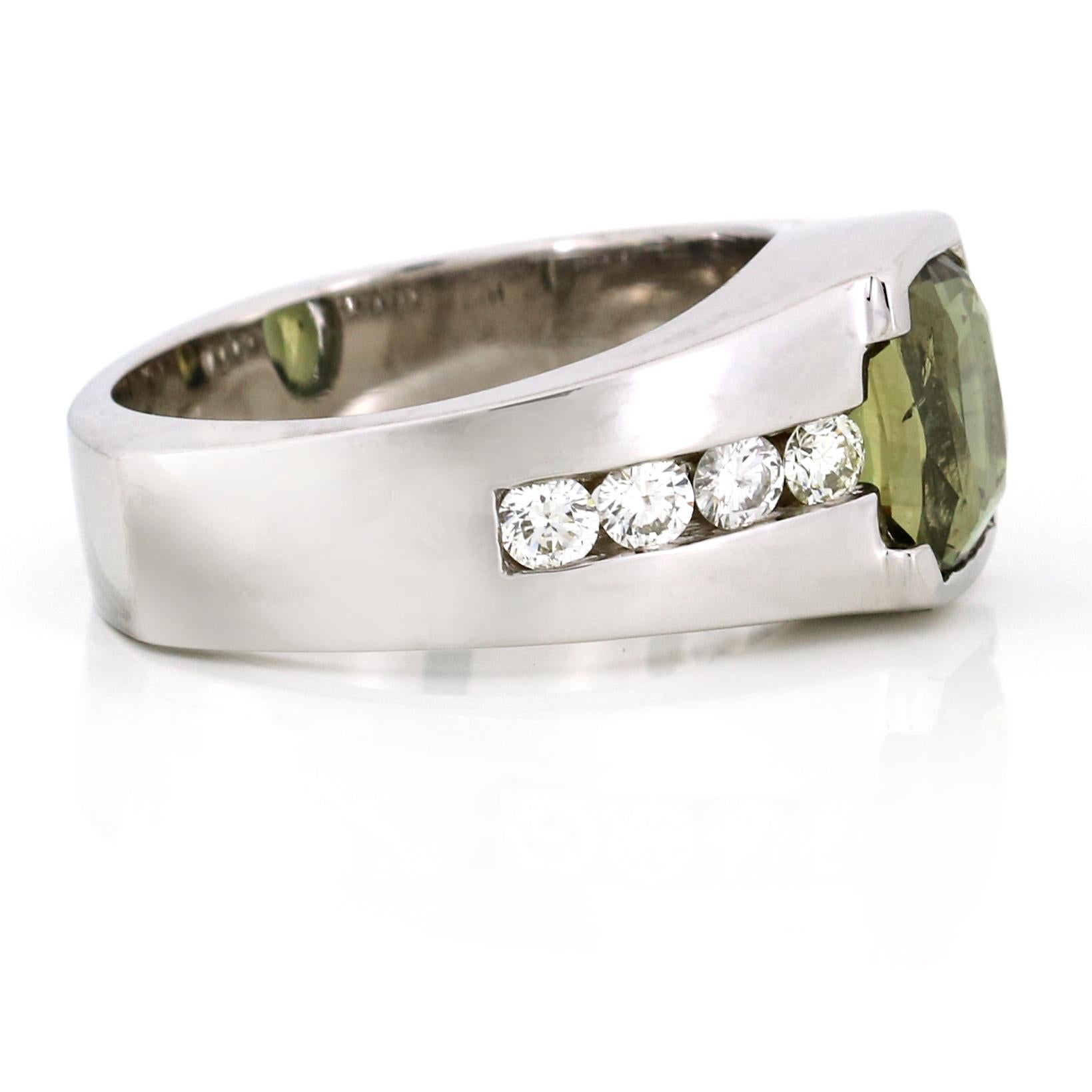 men's alexandrite wedding ring