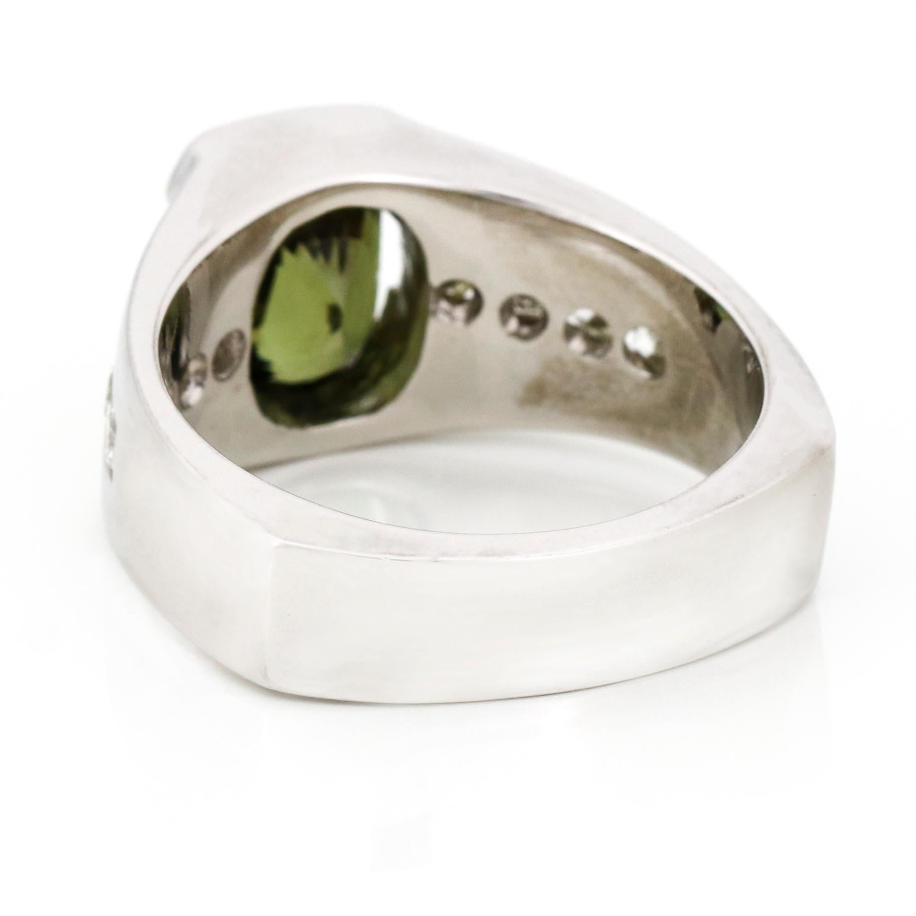 alexandrite mens ring