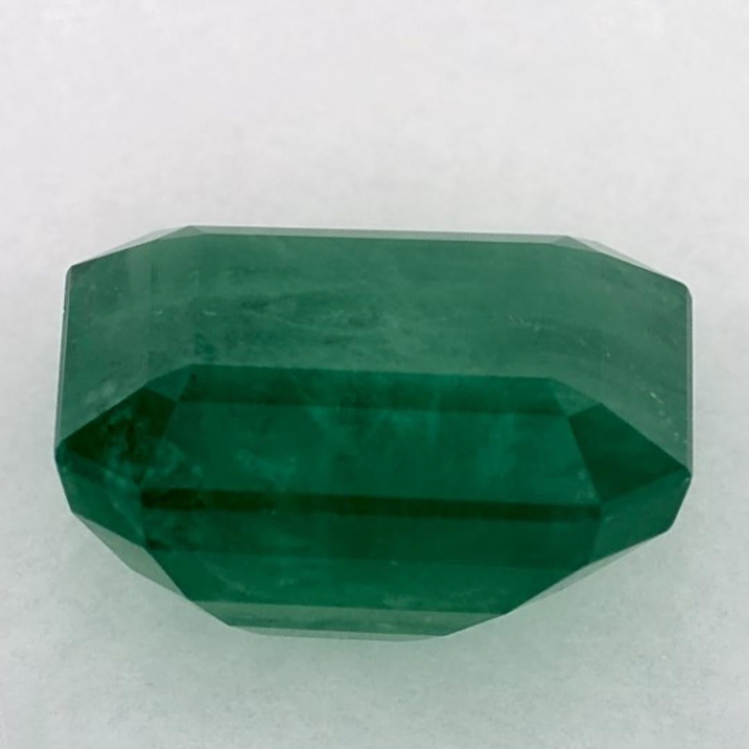 Women's 4.53 Ct Emerald Octagon Cut Loose Gemstone For Sale