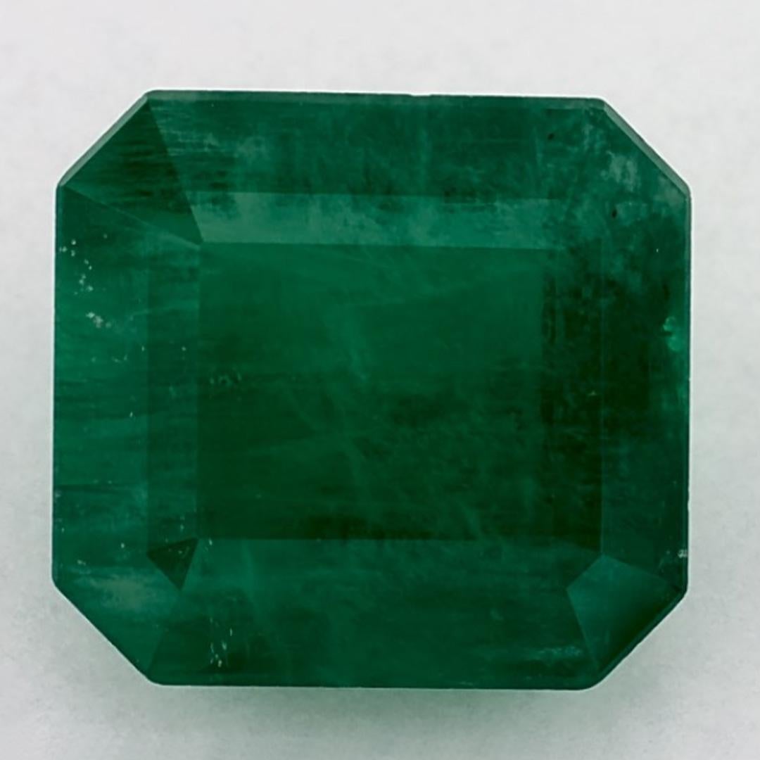 4.53 qt Esmeralda talla octágono Gema suelta