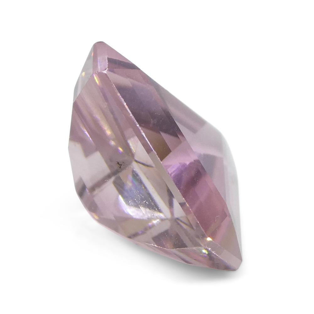 4.53ct Triangle Cut Corners Pink Tourmaline from Brazil For Sale 6