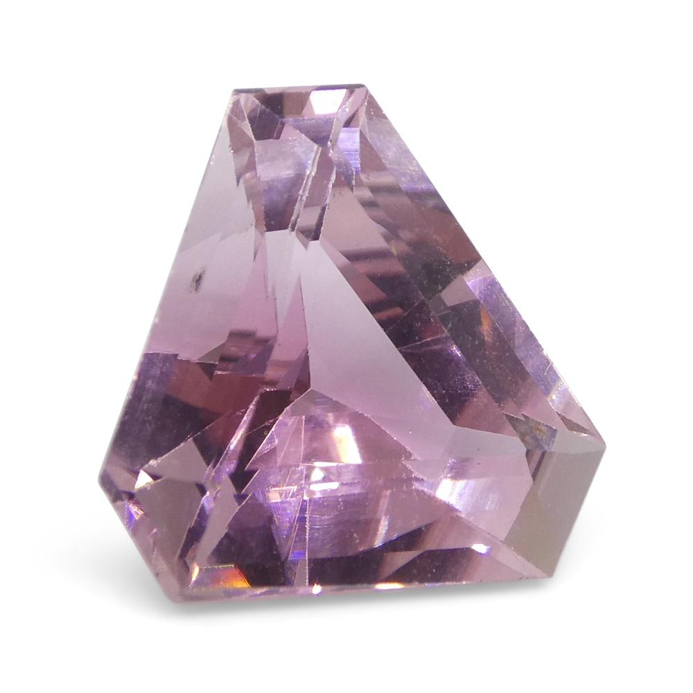 4.53ct Triangle Cut Corners Pink Tourmaline from Brazil For Sale 7