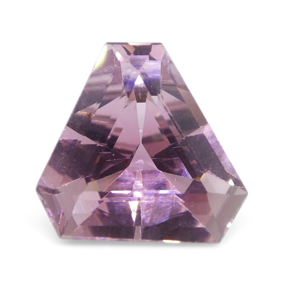 4.53ct Triangle Cut Corners Pink Tourmaline from Brazil For Sale 8