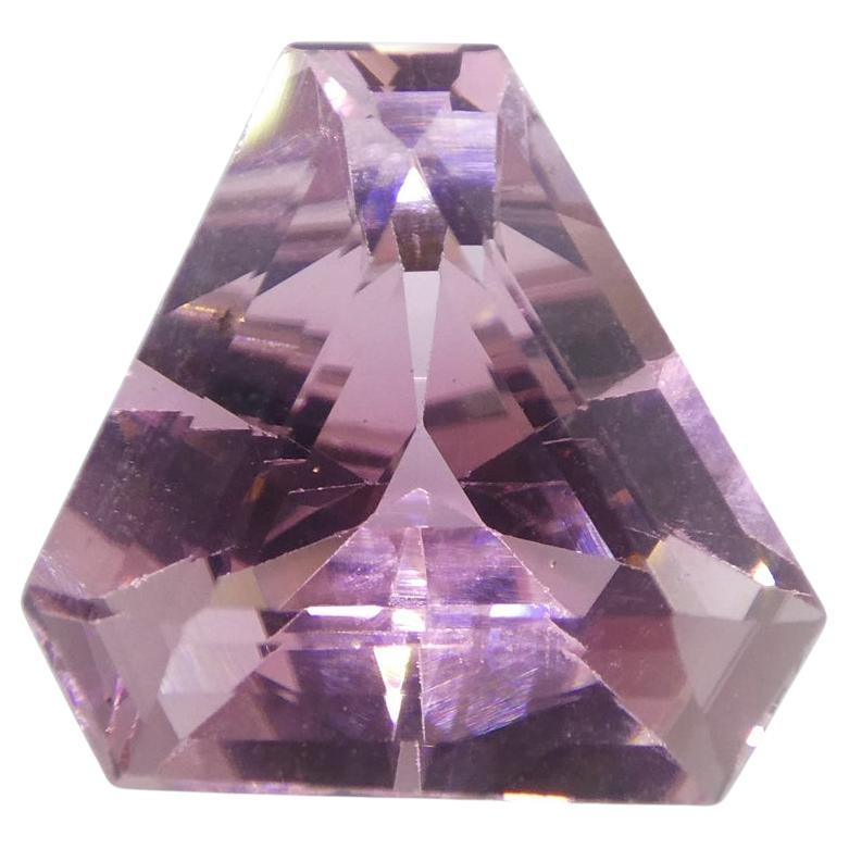 4.53ct Triangle Cut Corners Pink Tourmaline from Brazil For Sale