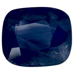 4.54 Ct Blue Sapphire Cushion Loose Gemstone