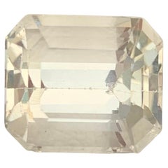 4,55 carati di pietra naturale sciolta a forma di smeraldo Heliodor