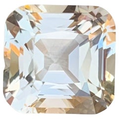 4.55 Carat Natural Loose Imperial Topaz Asscher Cut Gemstone