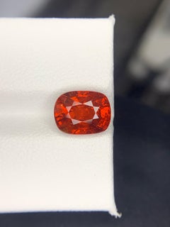 4.55 Carat Natural Loose Spessartite Garnet Cushion Cut Gemstone