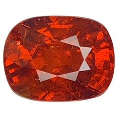 4.55 Carat Natural Loose Spessartite Garnet Cushion Cut Gemstone