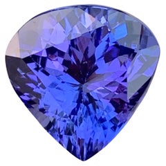 4,55 carati di splendida tanzanite sfusa a forma di goccia d'acqua