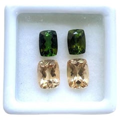 4.55 Carats Tourmaline Matched Pair, Pink Peach Tourmaline Pairs
