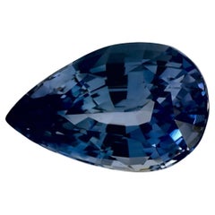 4.55 Ct Blue Sapphire Pear Loose Gemstone