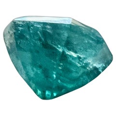 4.55ct Octagonal Cut No-Oil Untreated Emerald Gemstone