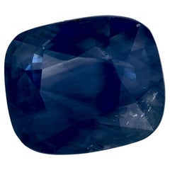4.56 Ct Blue Sapphire Cushion Loose Gemstone