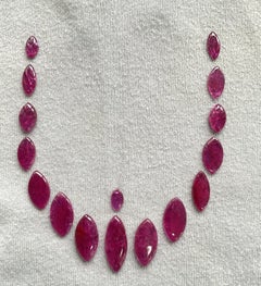 45.63 Carats Ruby Mozambique No-Heat Marquise Layout Fine jewelry Natural Gem