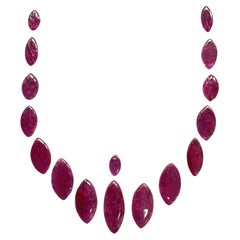 45.63 Carats Ruby Mozambique No-Heat Marquise Layout Fine jewelry Natural Gem