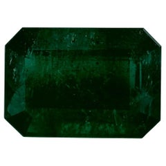 4.57 qt Esmeralda talla octágono Gema suelta
