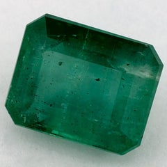 4.58 Ct Emerald Octagon Cut Loose Gemstone