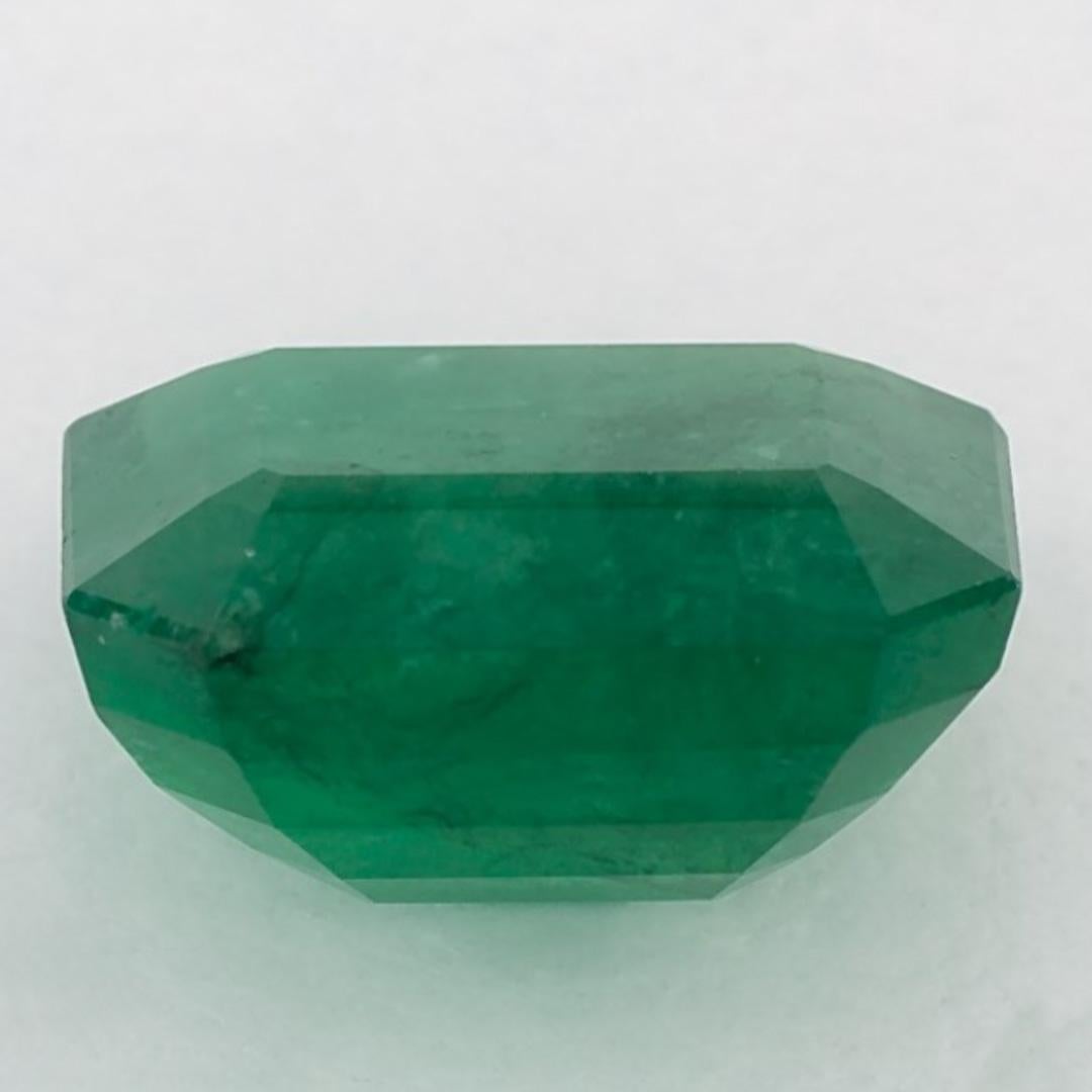 Women's 4.58 Ct Emerald Octagon Cut Loose Gemstone For Sale