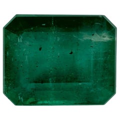 4.58 qt Esmeralda talla octágono Gema suelta