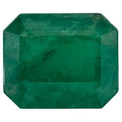 4.58 Ct Smaragd Oktagon-Schliff Loser Edelstein