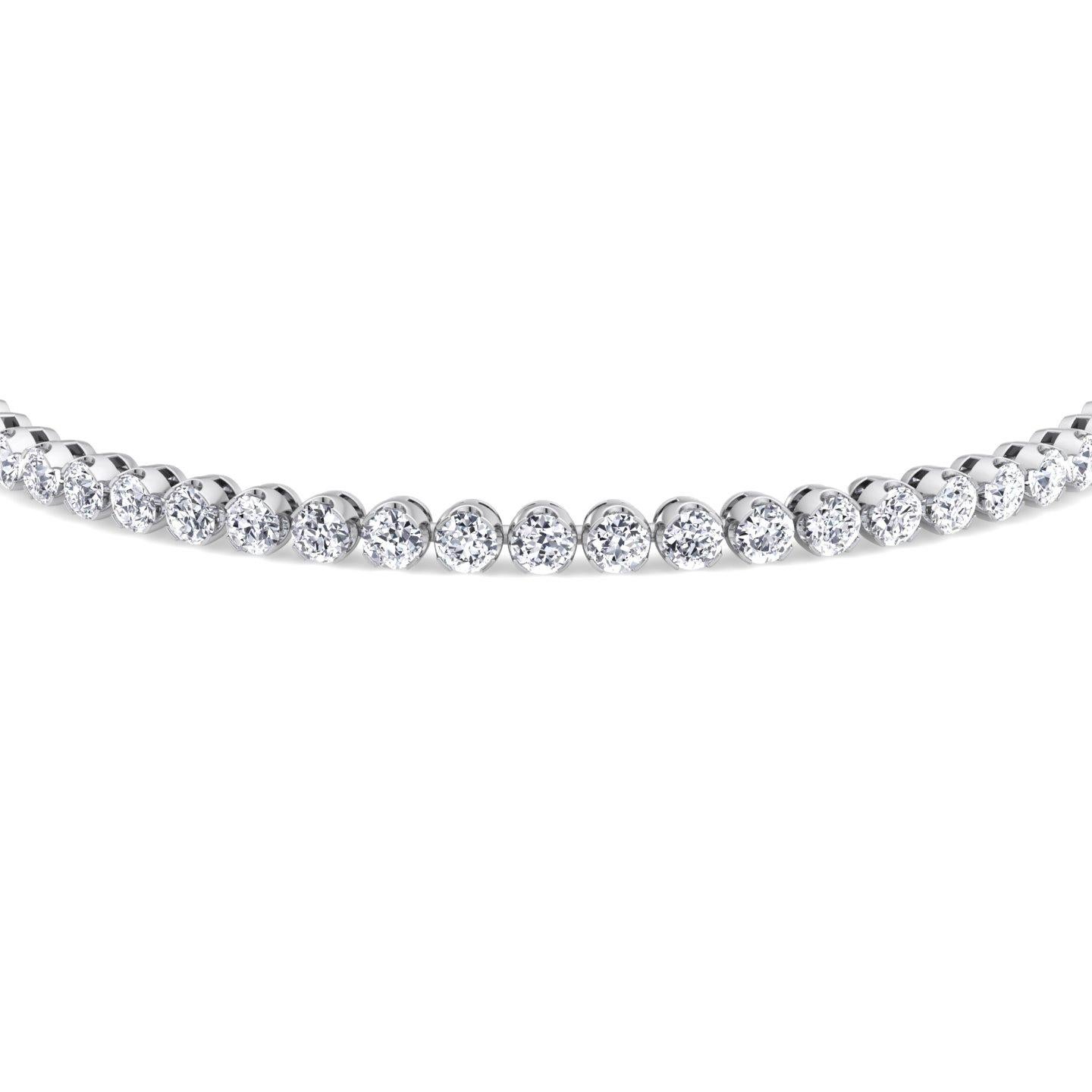tennis bracelet illusion setting