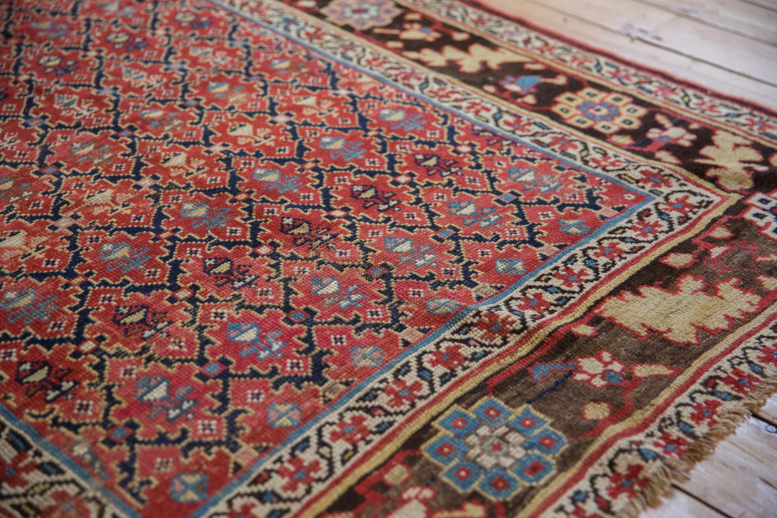 Antique Kurdish Rug Runner In Good Condition For Sale In Katonah, NY