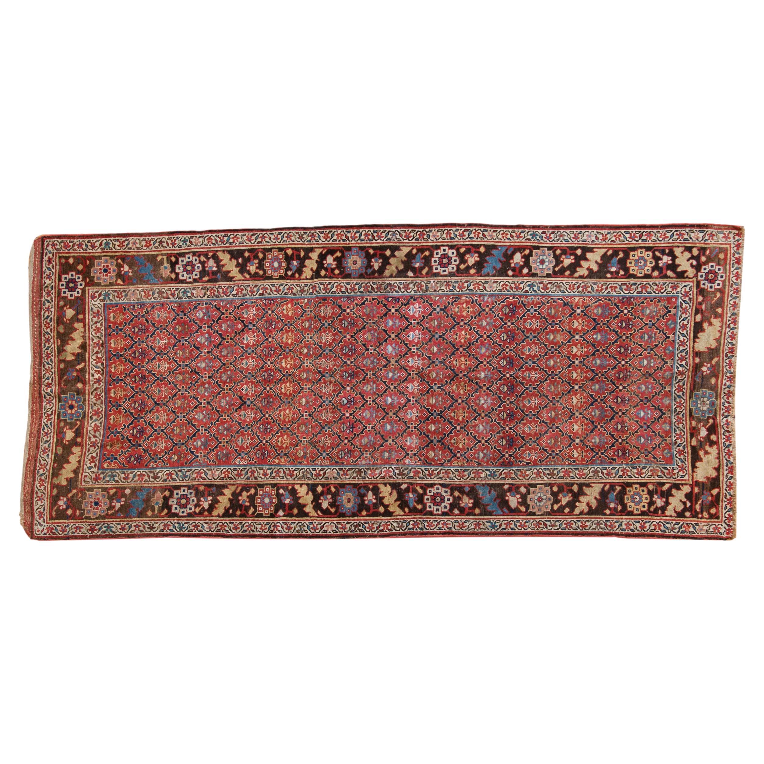 Antique Kurdish Rug Runner For Sale