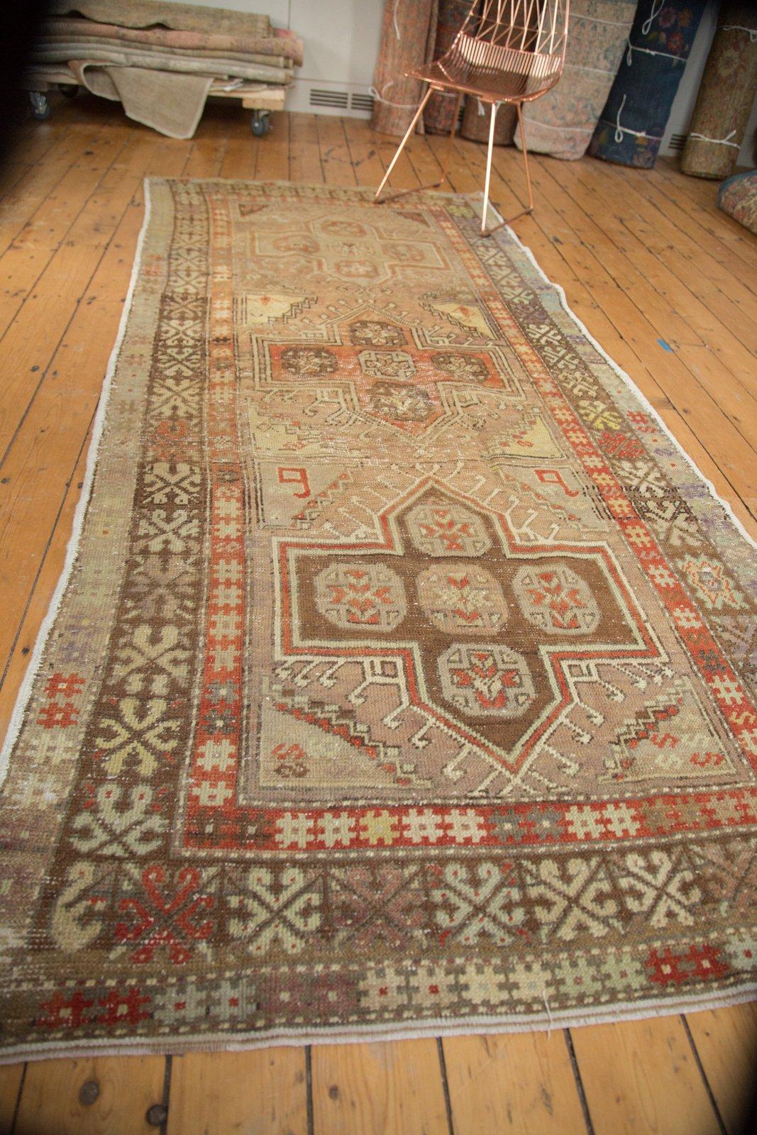 Vintage Distressed Anatolian Rug Runner For Sale 3
