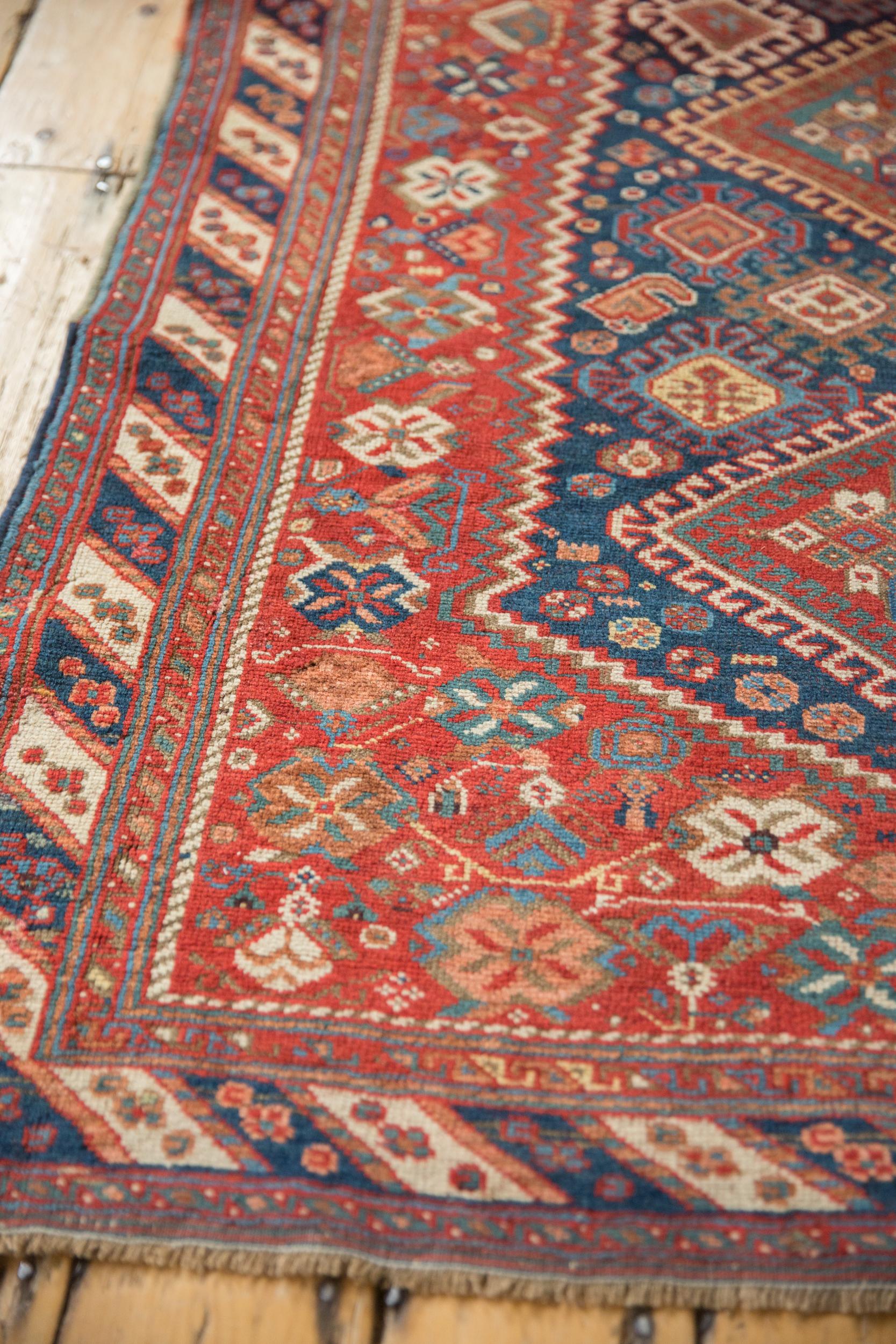 Antique Afshar Rug Runner In Good Condition For Sale In Katonah, NY