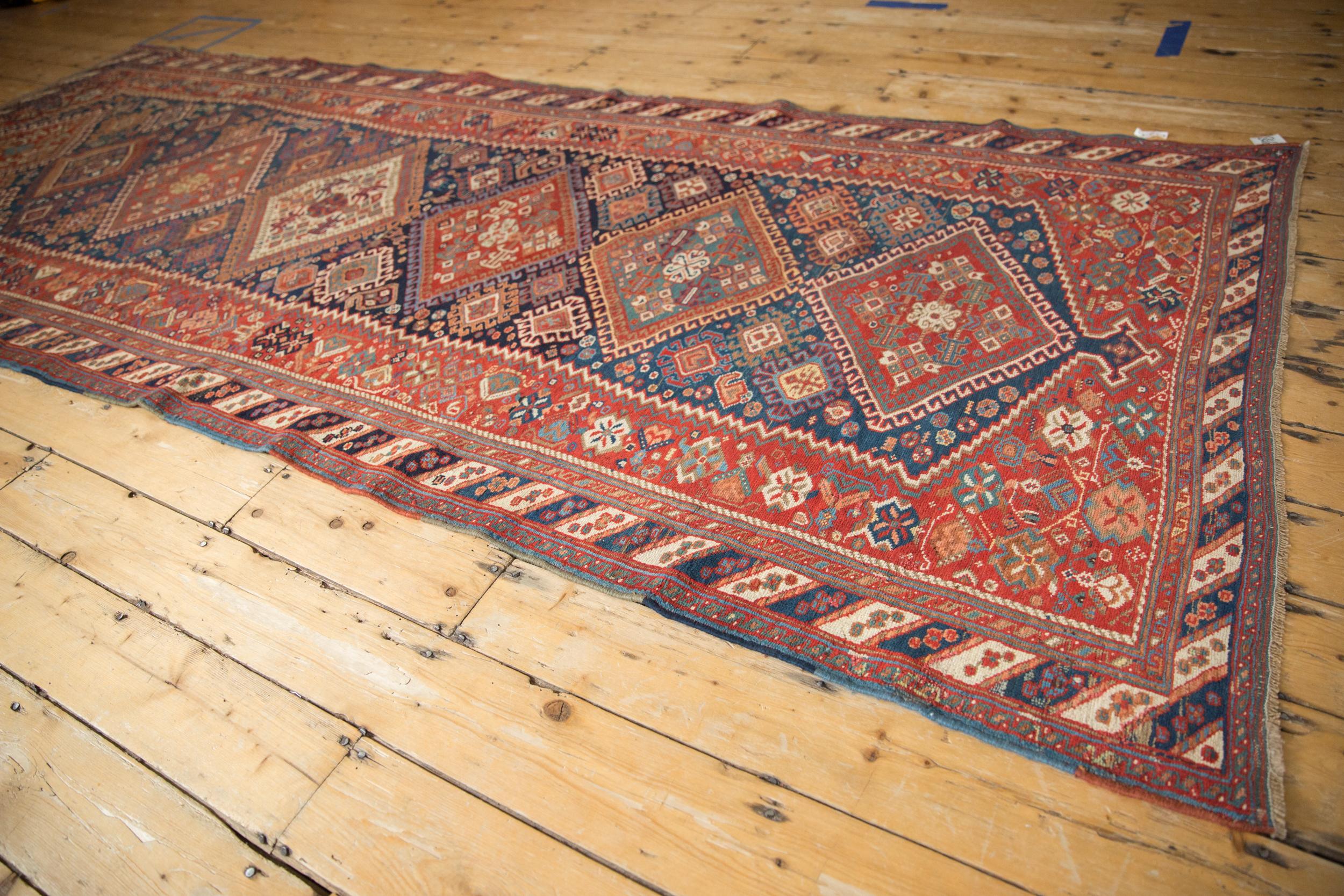 Early 20th Century Antique Afshar Rug Runner For Sale