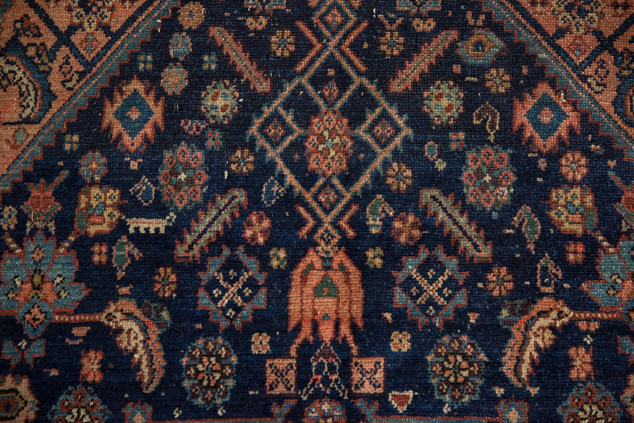 Early 20th Century Vintage Malayer Rug For Sale