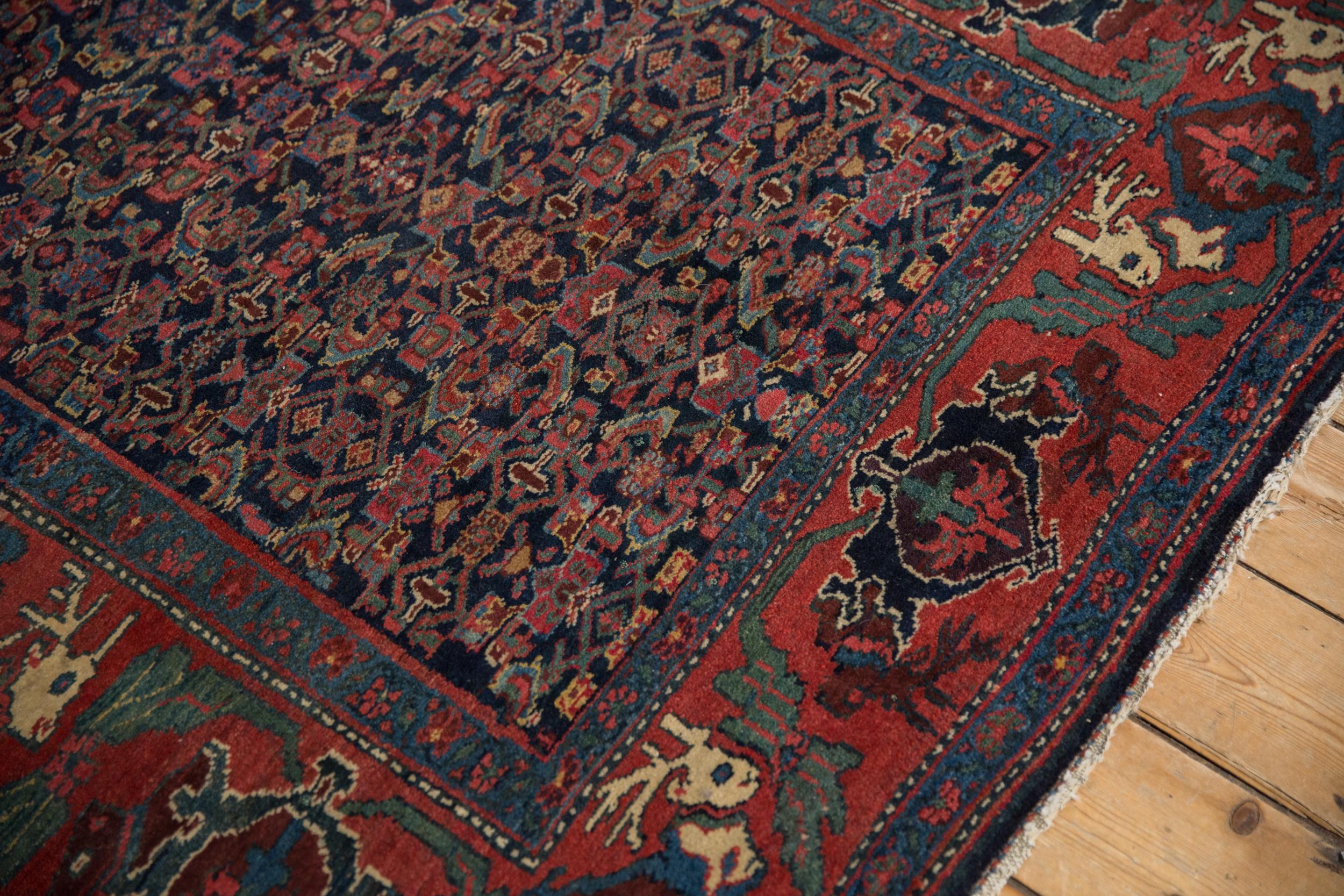 Persian Vintage Bijar Rug For Sale