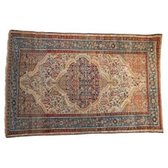 Antique Fine Distressed Malayer Rug