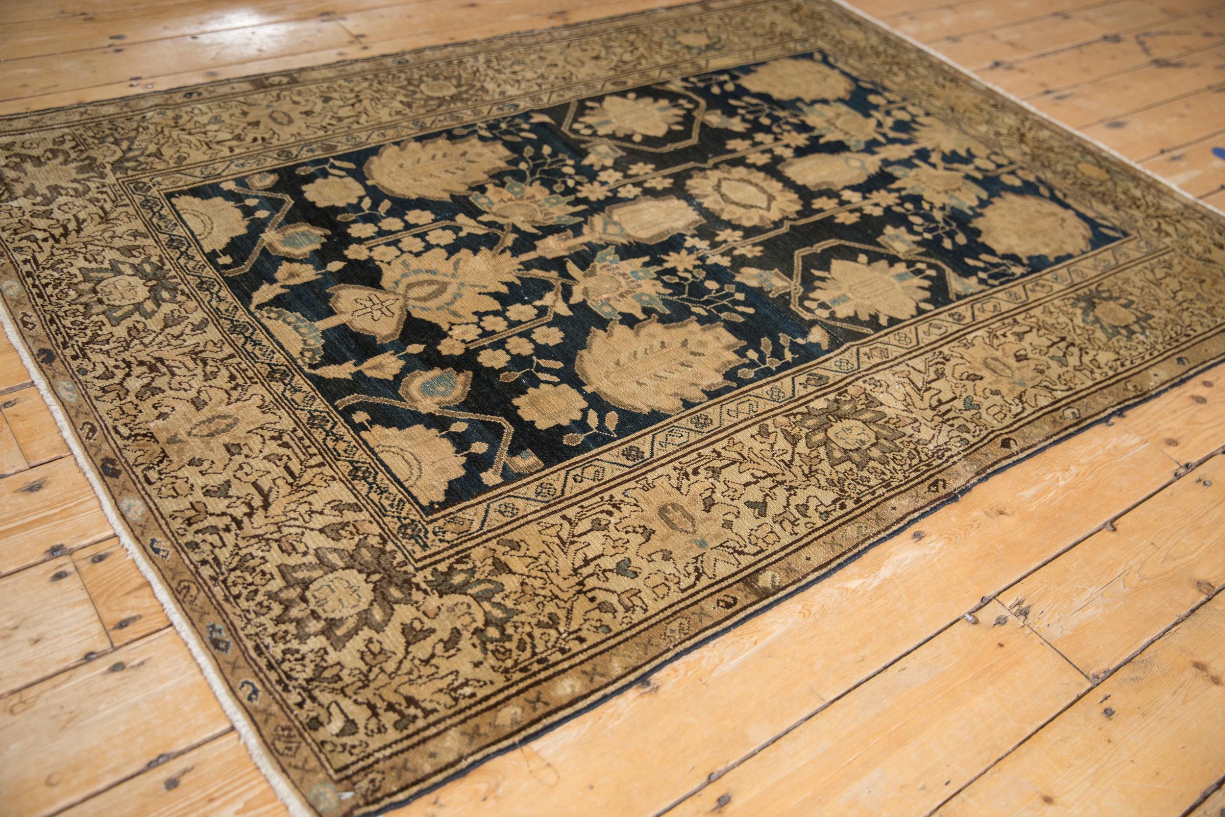 Early 20th Century Vintage Fine Tea Washed Malayer Rug For Sale