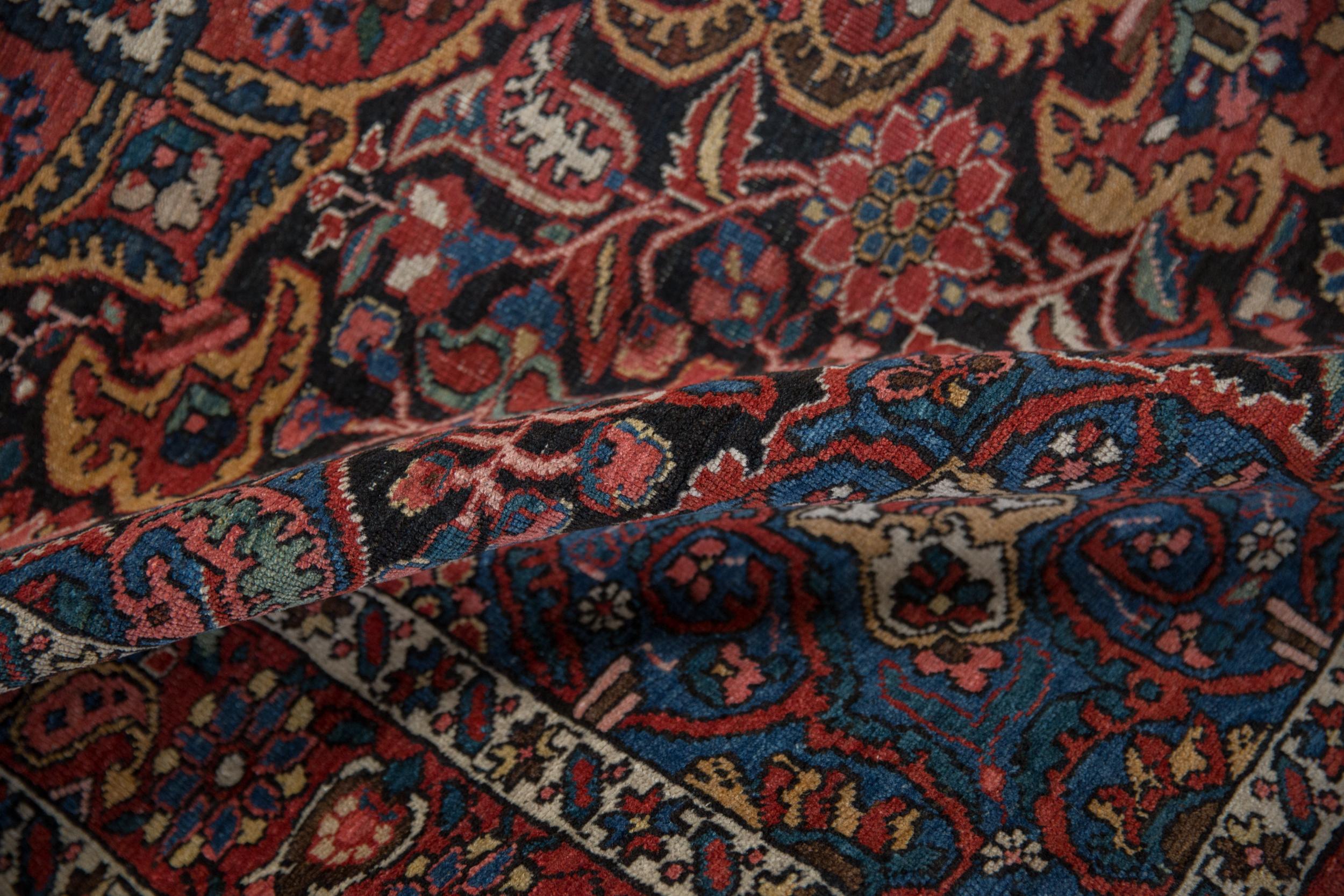 Wool Vintage Isfahan Rug For Sale