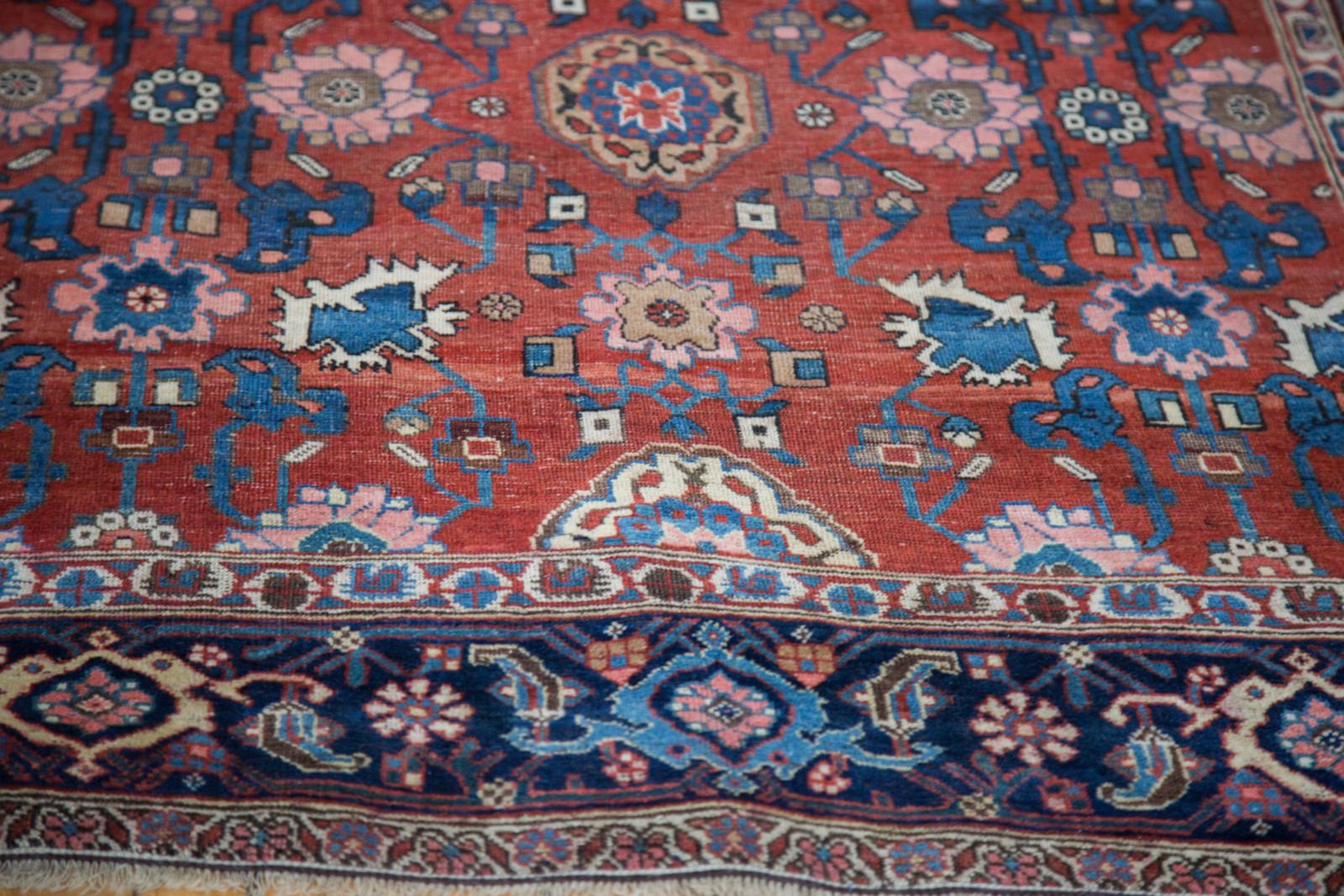 :: Stunning antique Halvai Bijar vintage 1910's, 20's in an allover harshang design- Lovely shades in a wide range of colors- Carpet is super supple, pliable and healthy. Many years of enjoyment to come with this rug! Recently professionally