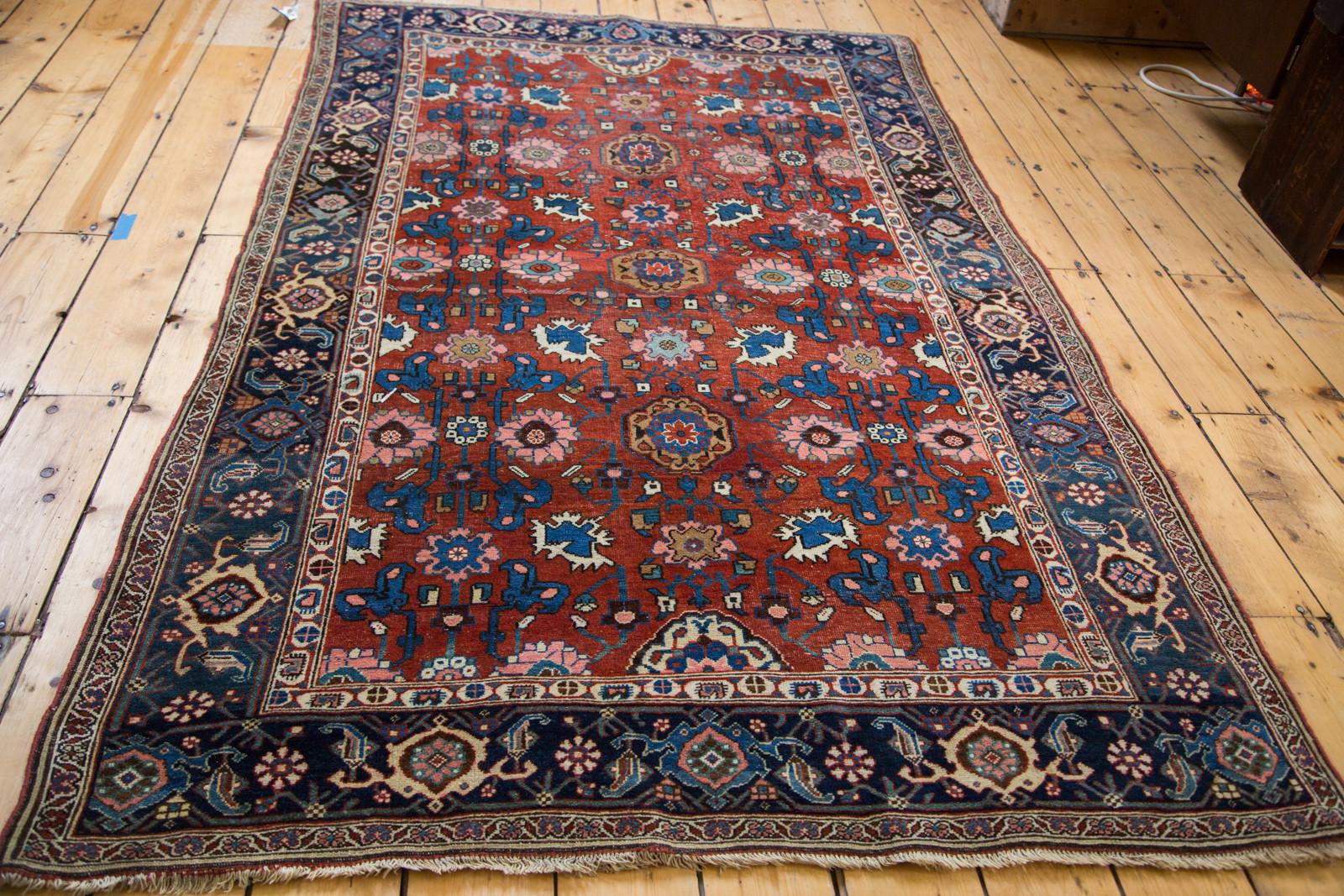 Antique Persian Bijar Area Rug In Good Condition For Sale In Katonah, NY