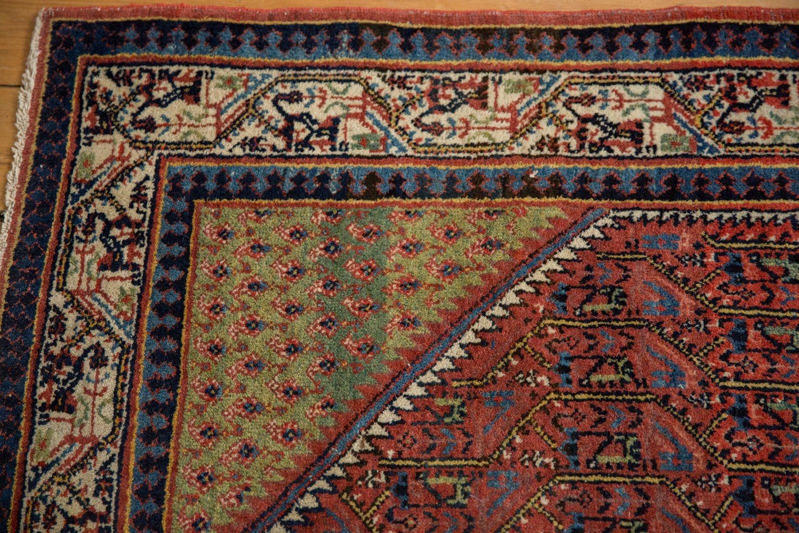 Persian Vintage Arak Sarouk Rug For Sale