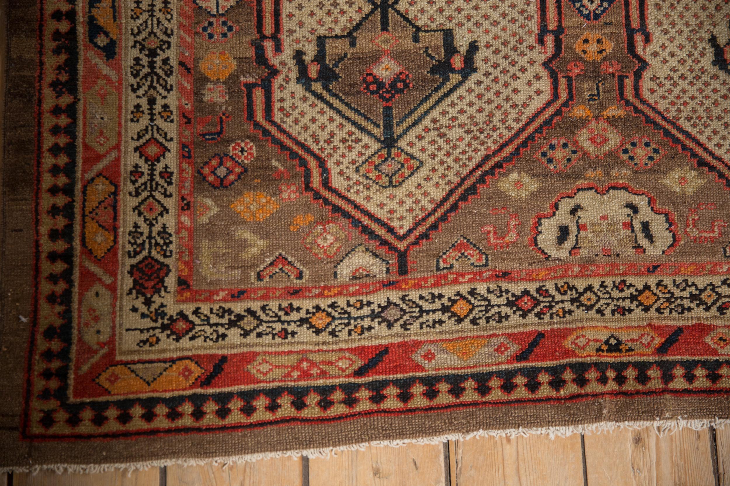 Hand-Knotted Vintage Fine Malayer Rug For Sale