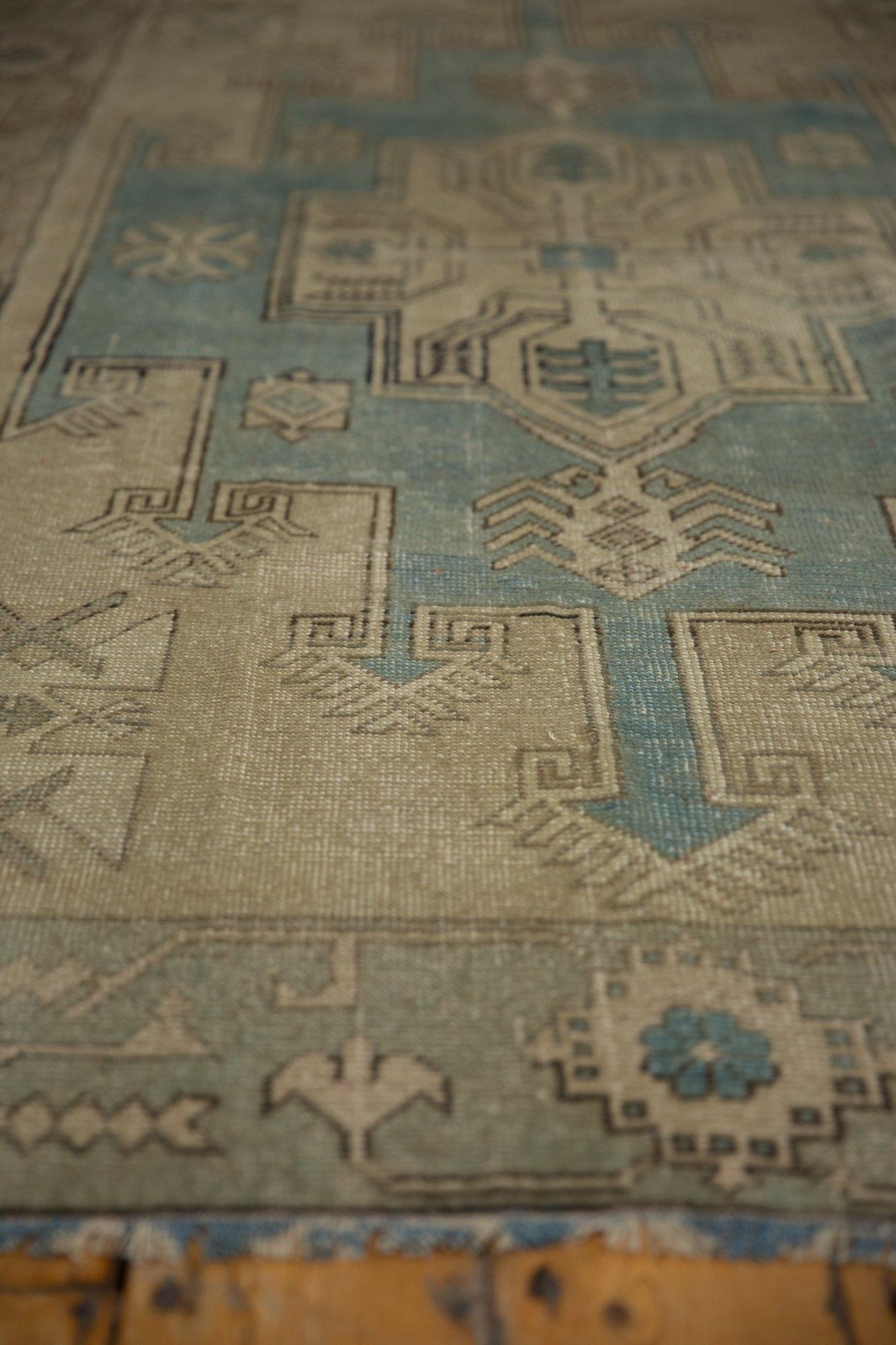 Mid-20th Century Vintage Distressed Oushak Rug For Sale