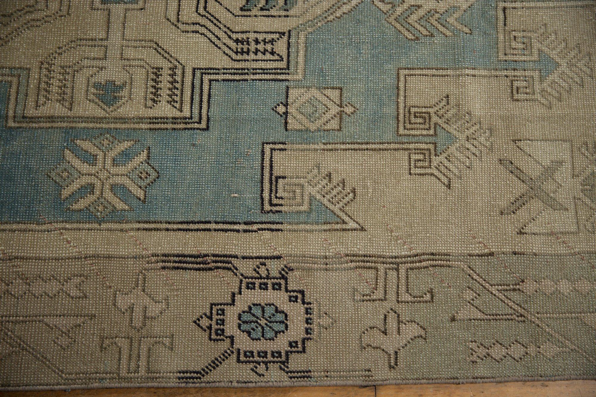 Vintage Distressed Oushak Rug For Sale 1
