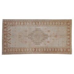 Vintage Distressed Oushak Rug