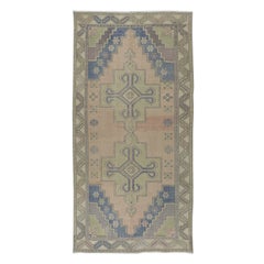4.5x8.6 Ft Tapis d'Orient avec Médaillons, Fait à la main Tapis Tribal