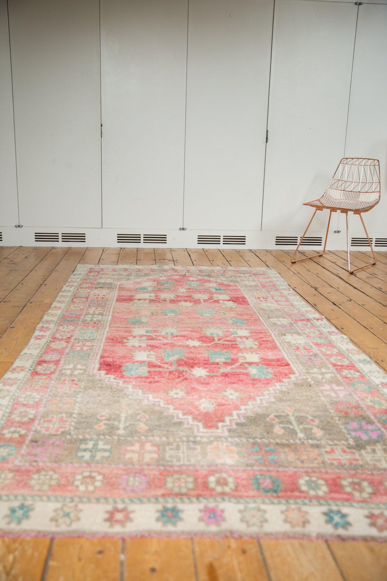 Late 20th Century Vintage Distressed Oushak Rug Runner For Sale